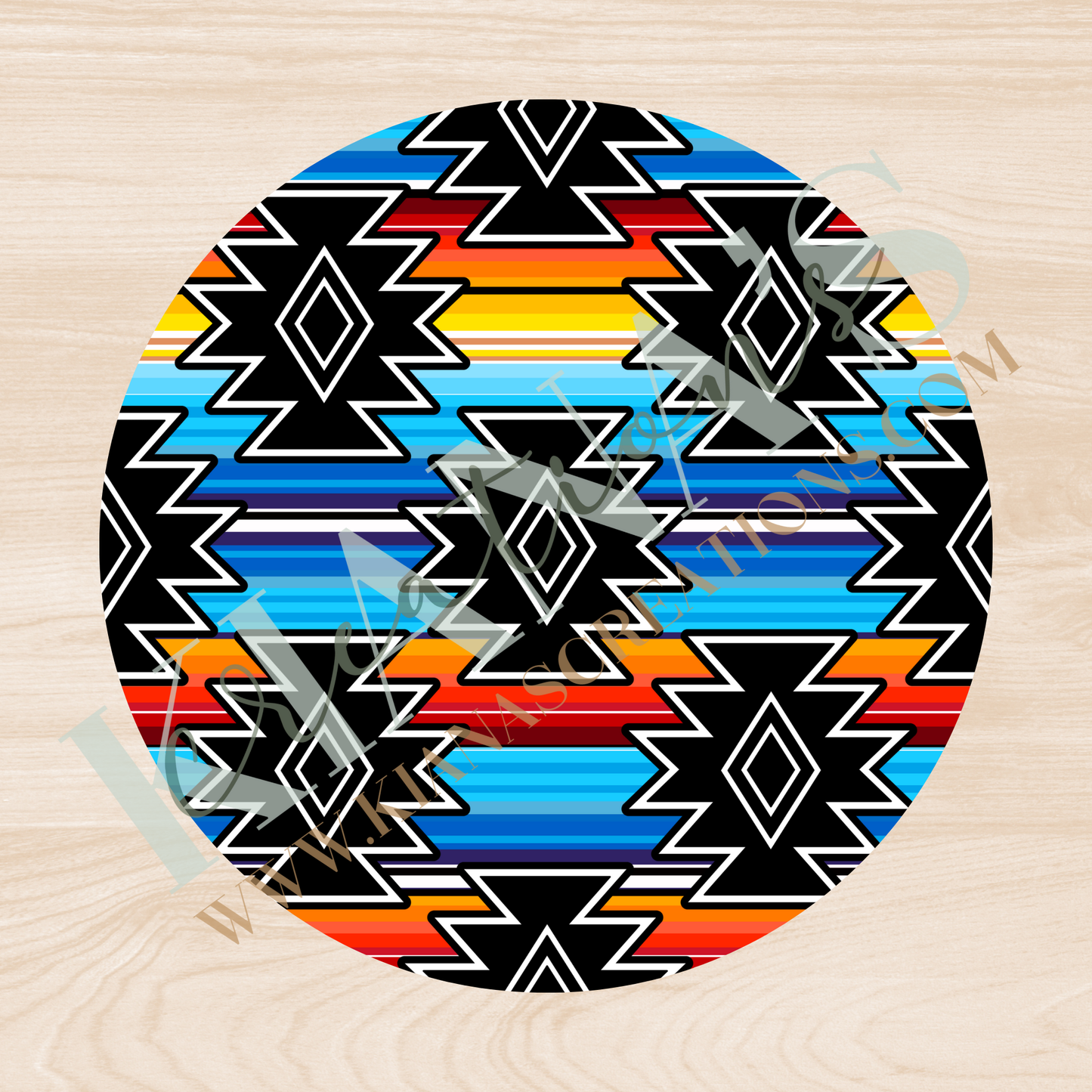 Serape Aztec Bead Cap