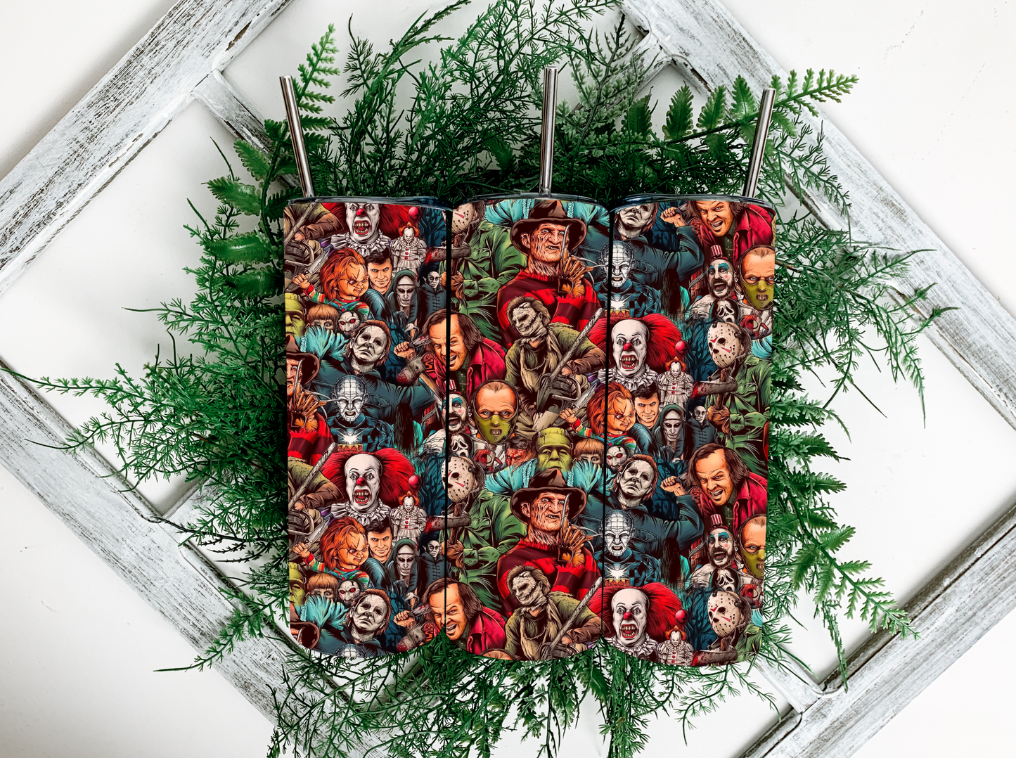 Horror Halloween Tumbler