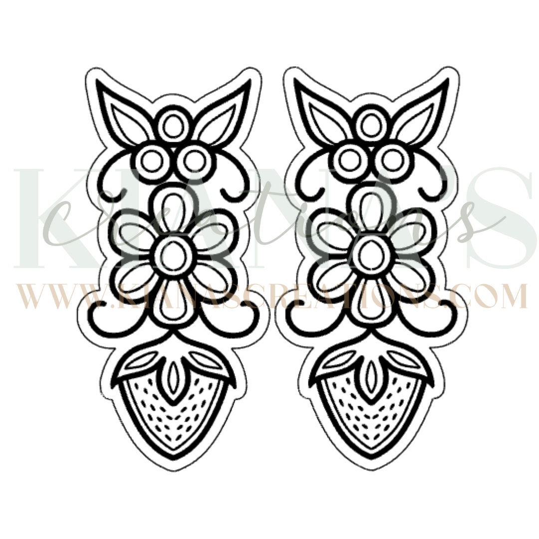 Strawberry Wood Cabochon