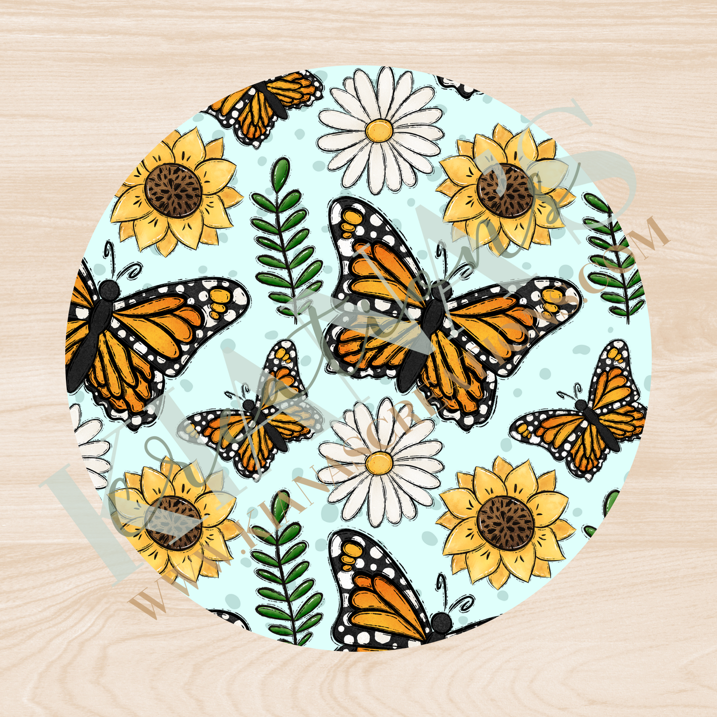 Butterfly Floral Bead Cap