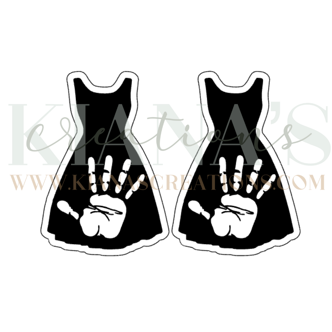 MMIW Dress Wood Cabochon