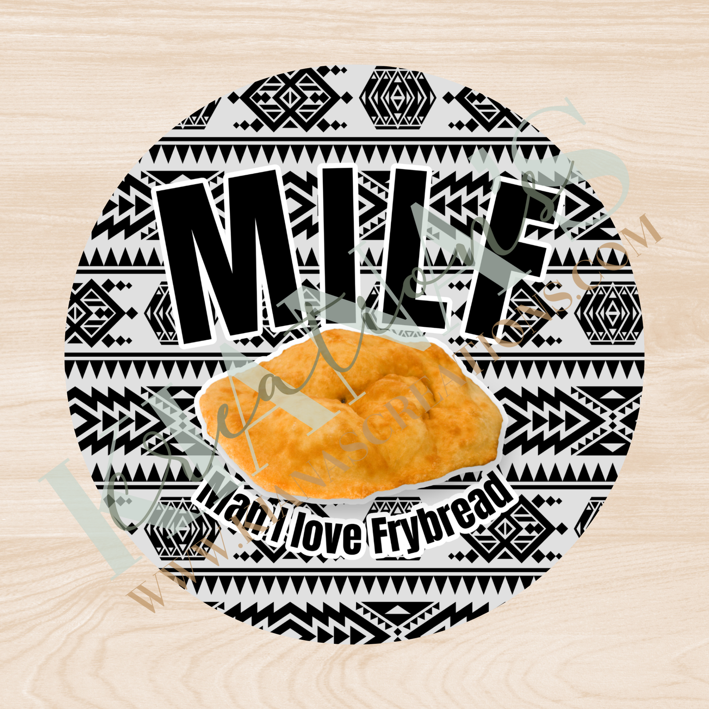 MILF Man I Love Frybread Bead Cap