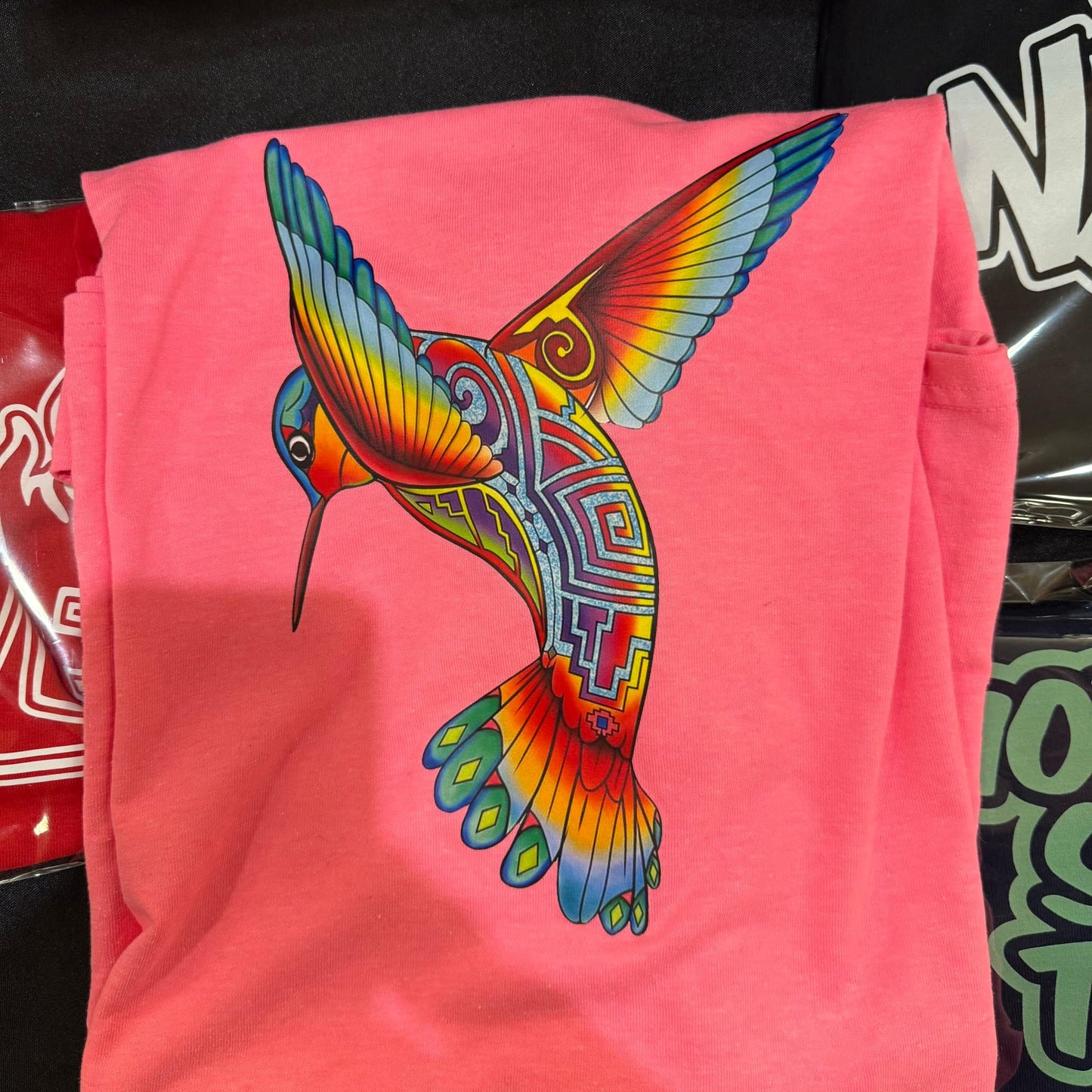 Hummingbird Pink L Shirt