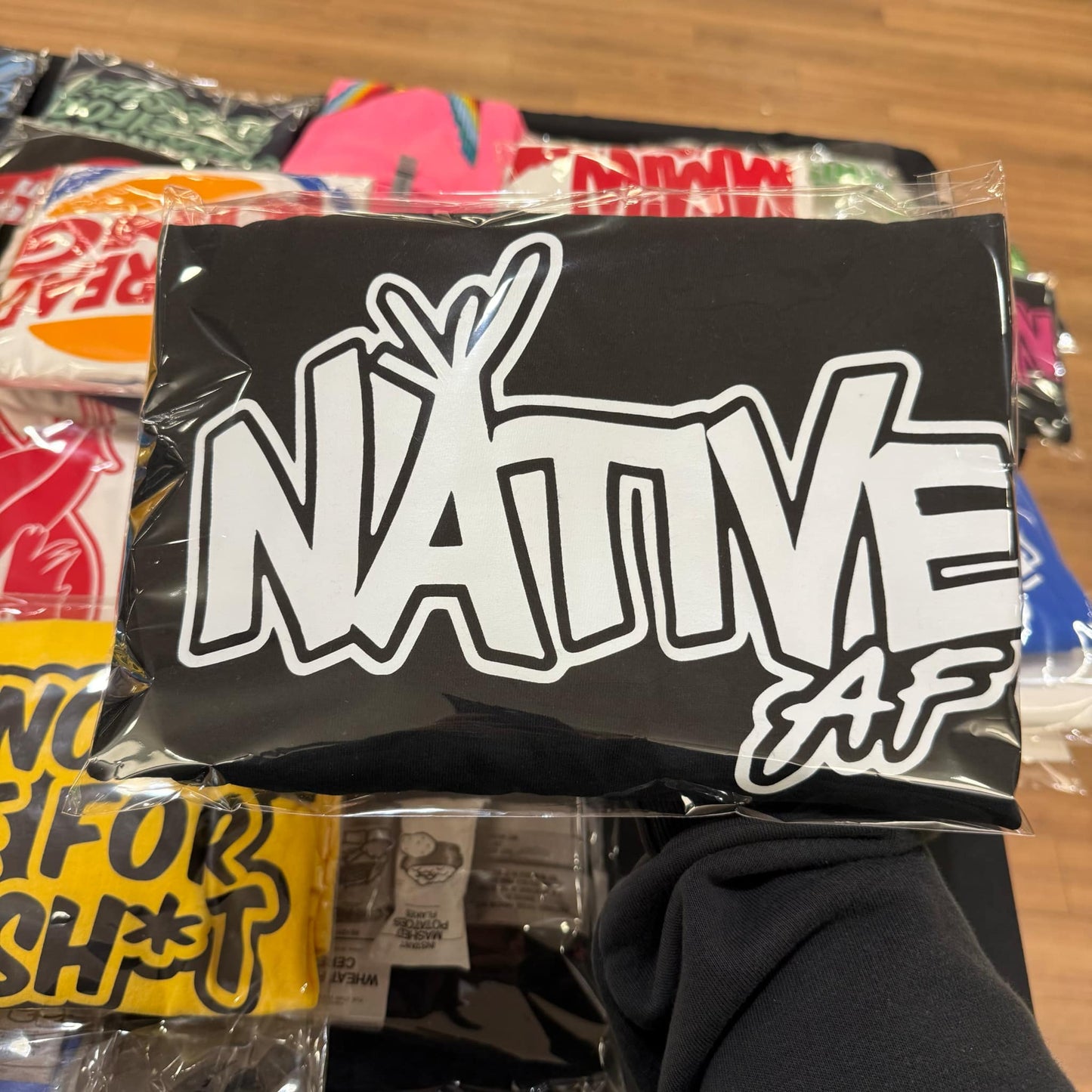 Native AF Black 2XL Shirt