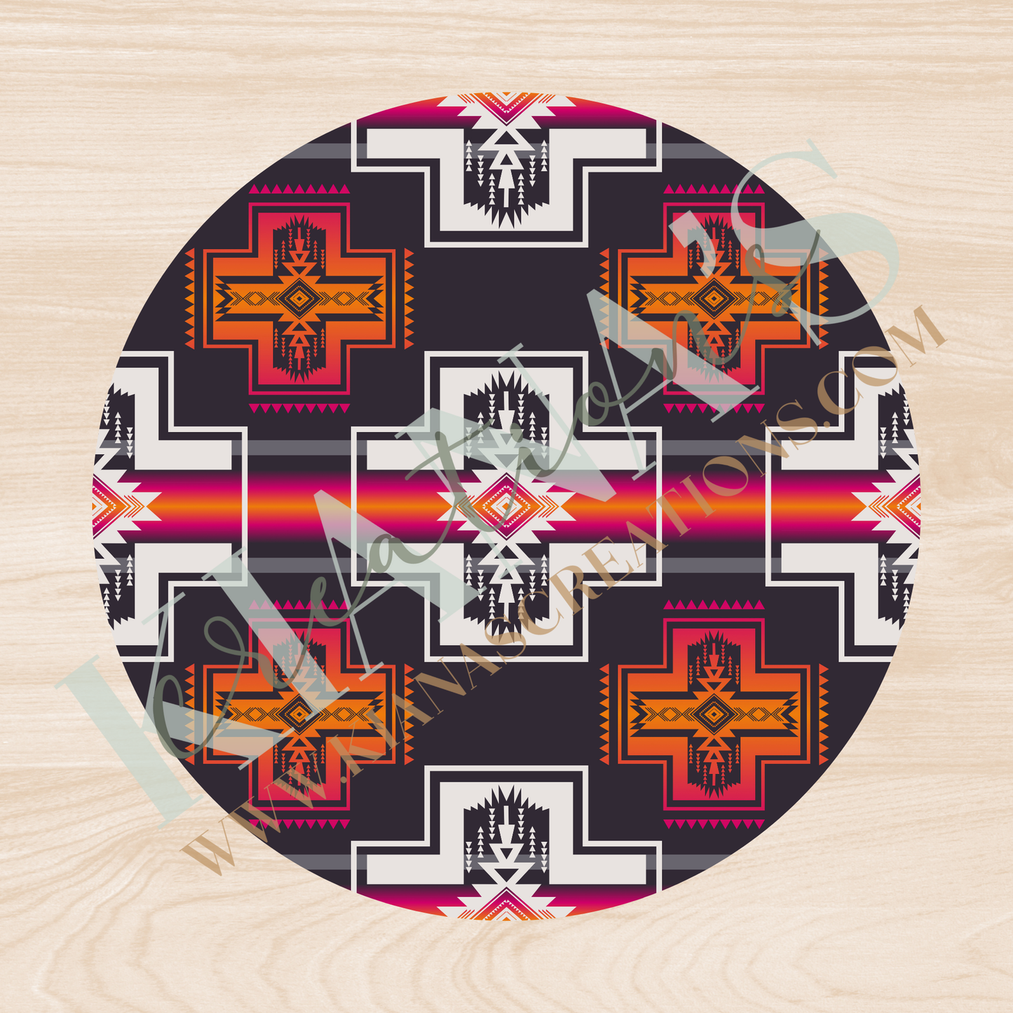 Dark Aztec Bead Cap