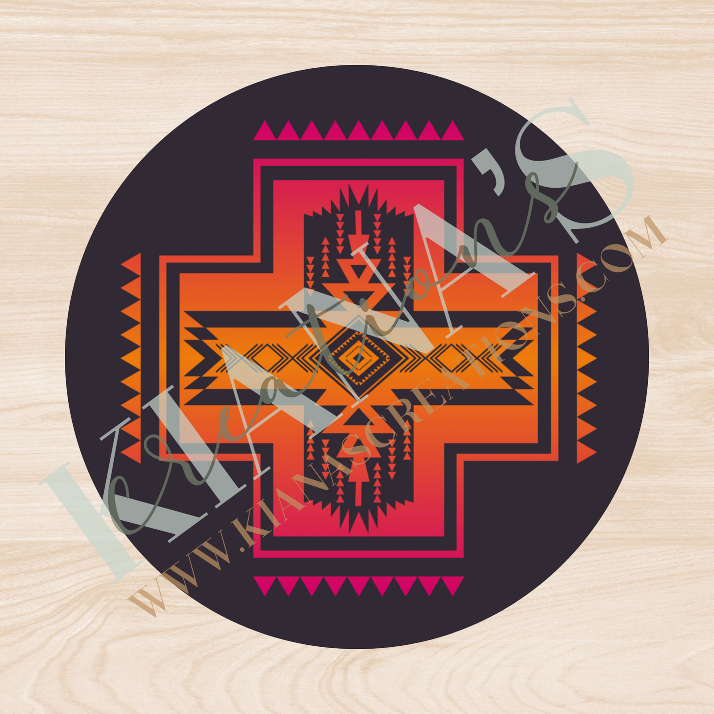 Dark Aztec Bead Cap