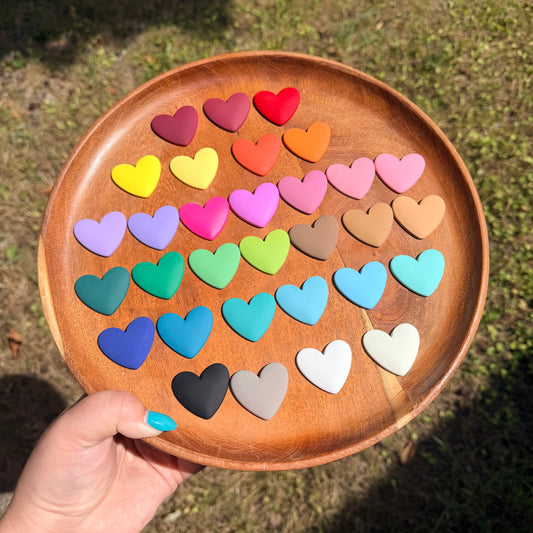 31 Pairs Matte Hearts