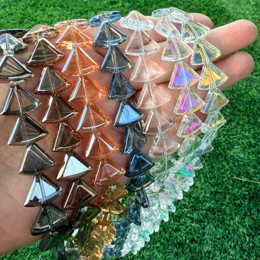 14mm Triangle Beads
