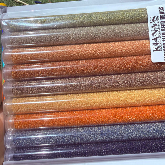 Transparent Picasso 11/0 Seed Beads Set
