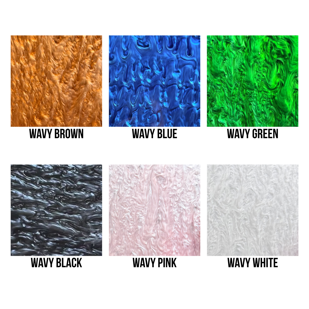 Big Foot Trapezoid Acrylic Cabochon- Choose your color acrylic!