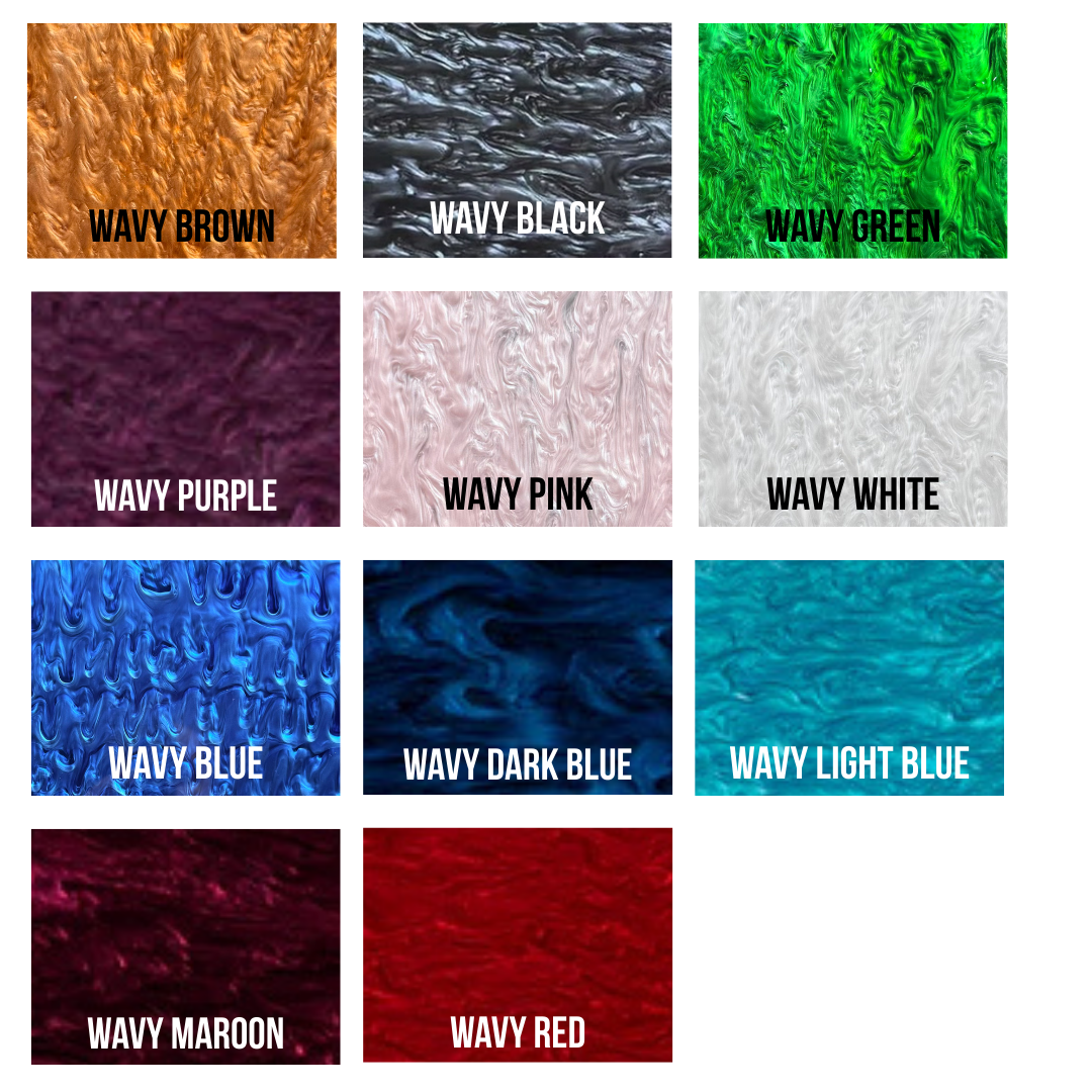 Basket Weave Heart Acrylic Cabochon- Choose your color acrylic!