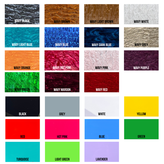 Basket Weave Heart Acrylic Cabochon- Choose your color acrylic!