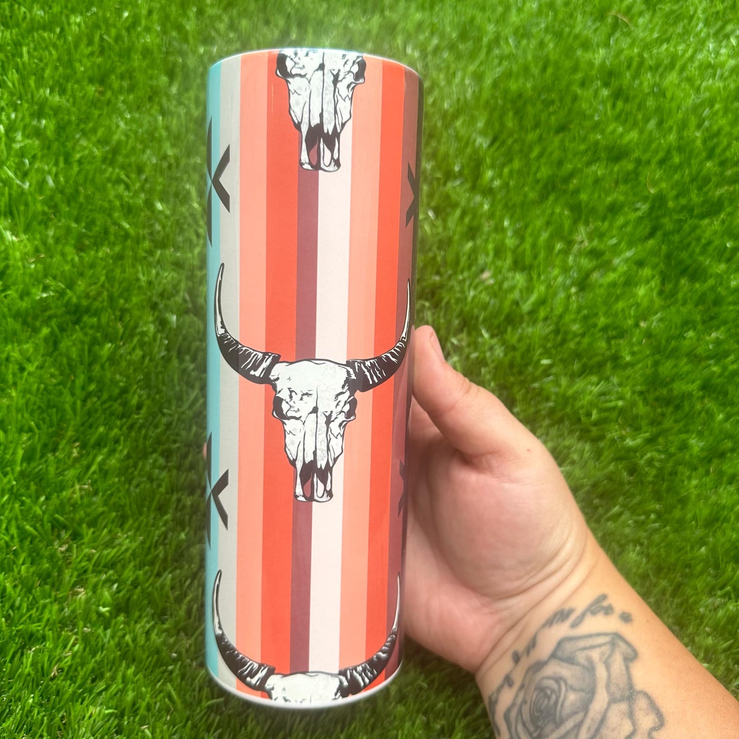 Longhorn Aztec Tumbler