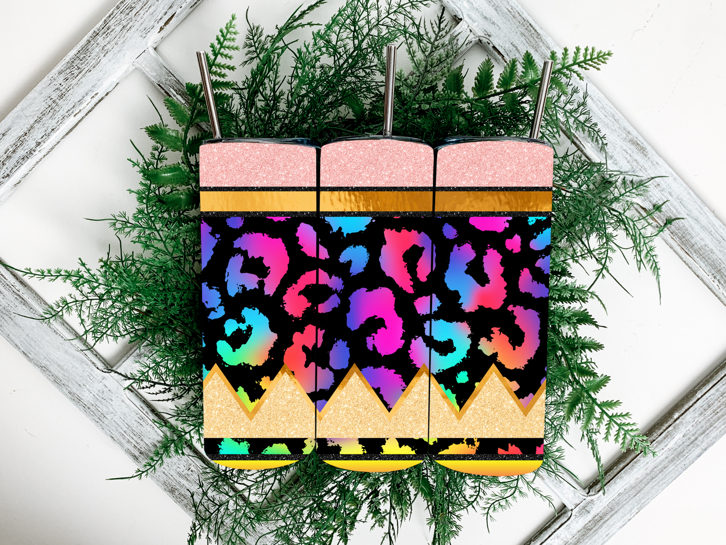 Pencil Cheetah Tumbler