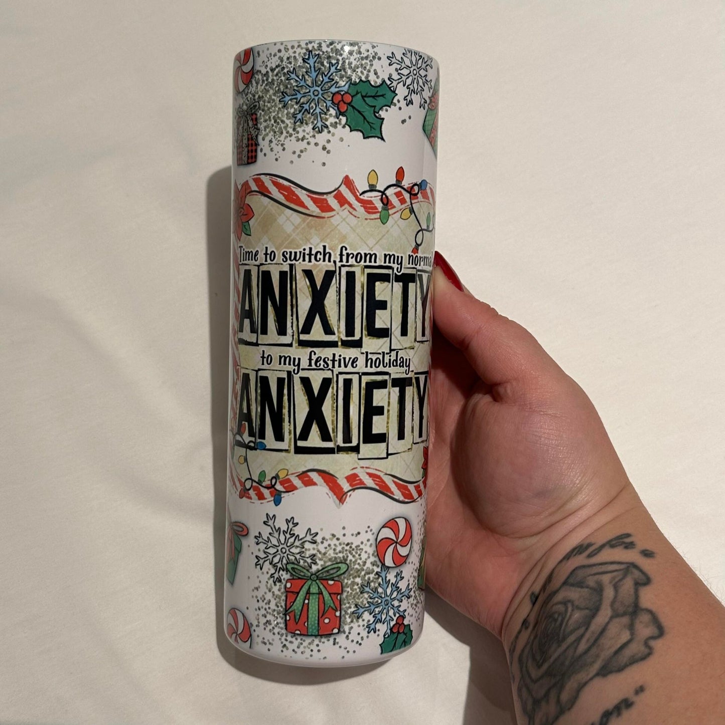 Holiday Anxiety 20oz Tumbler