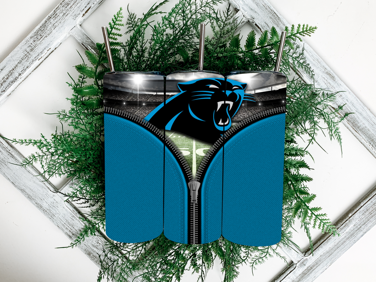 Zipper Football Tumbler