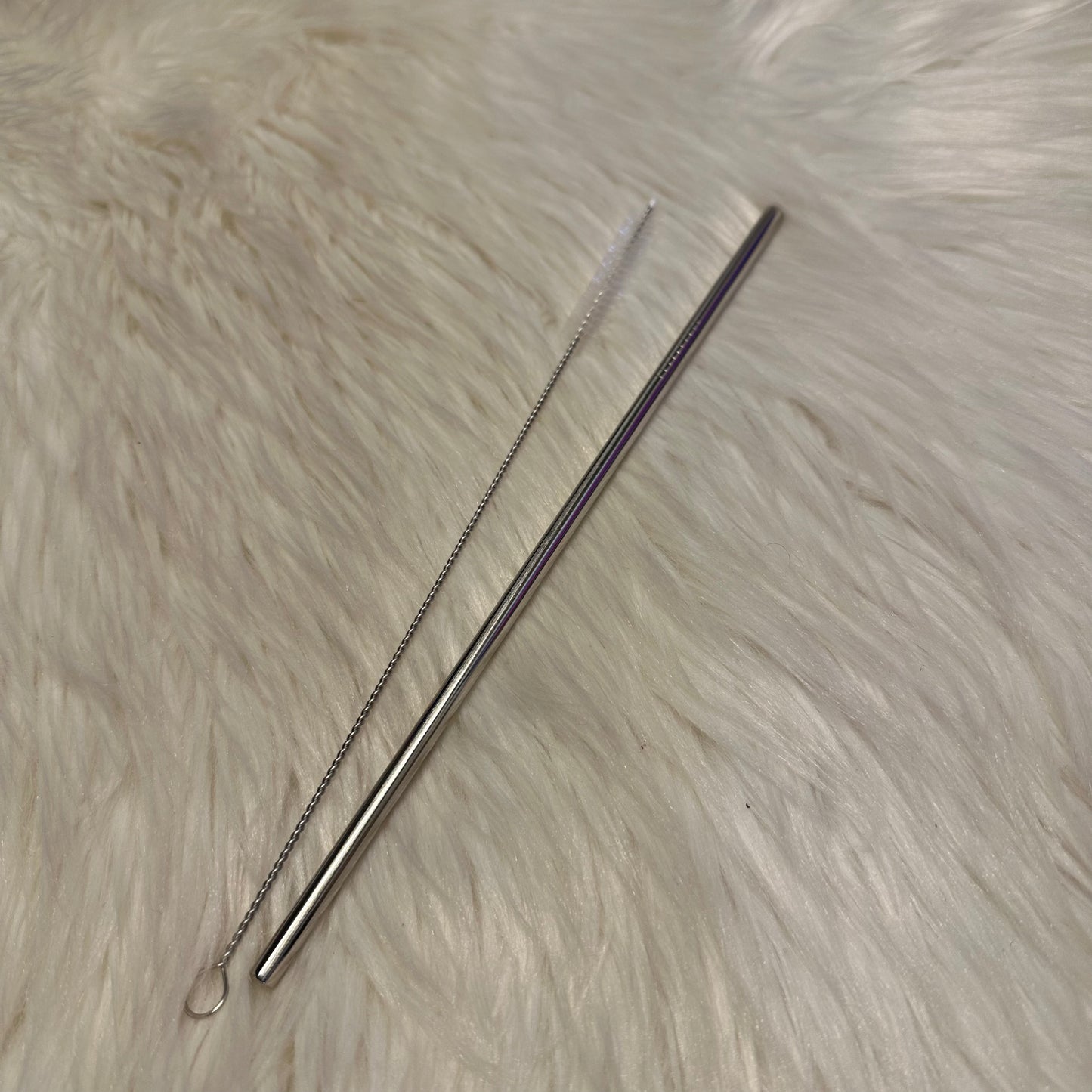 10.5” Metal Straws with Straw Cleaner