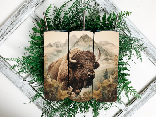 Buffalo Landscape Tumbler