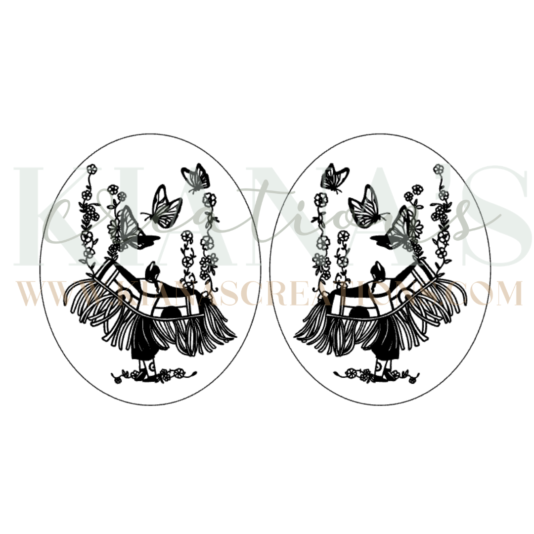 Shawl Dancer Cabochon - You choose the color!