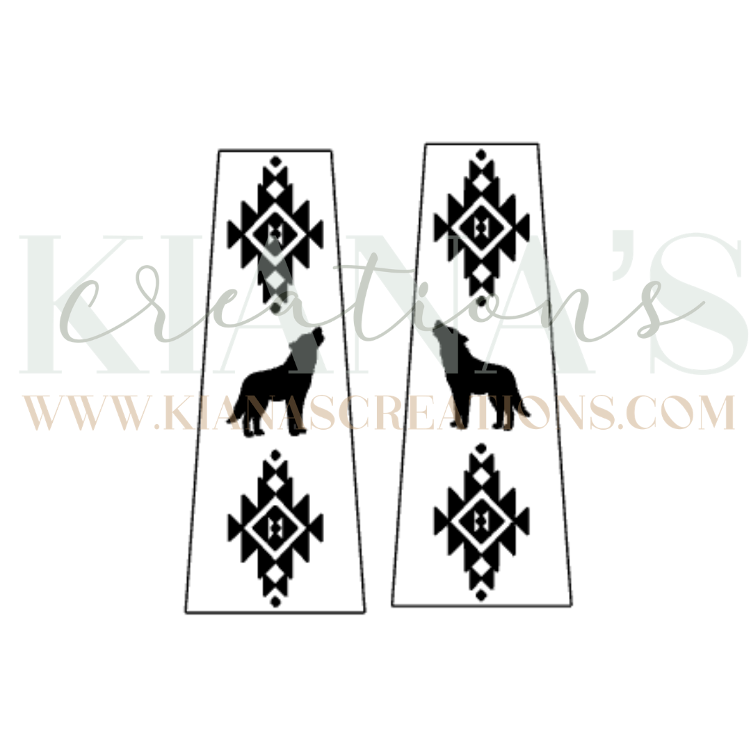 Wolf Cabochon - You choose the color!