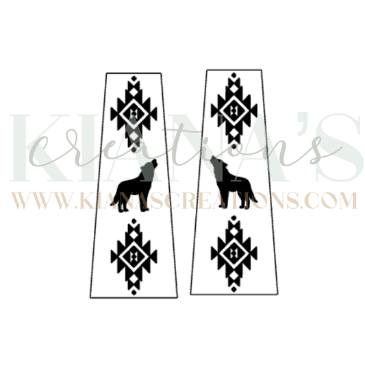Wolf Cabochon - You choose the color!