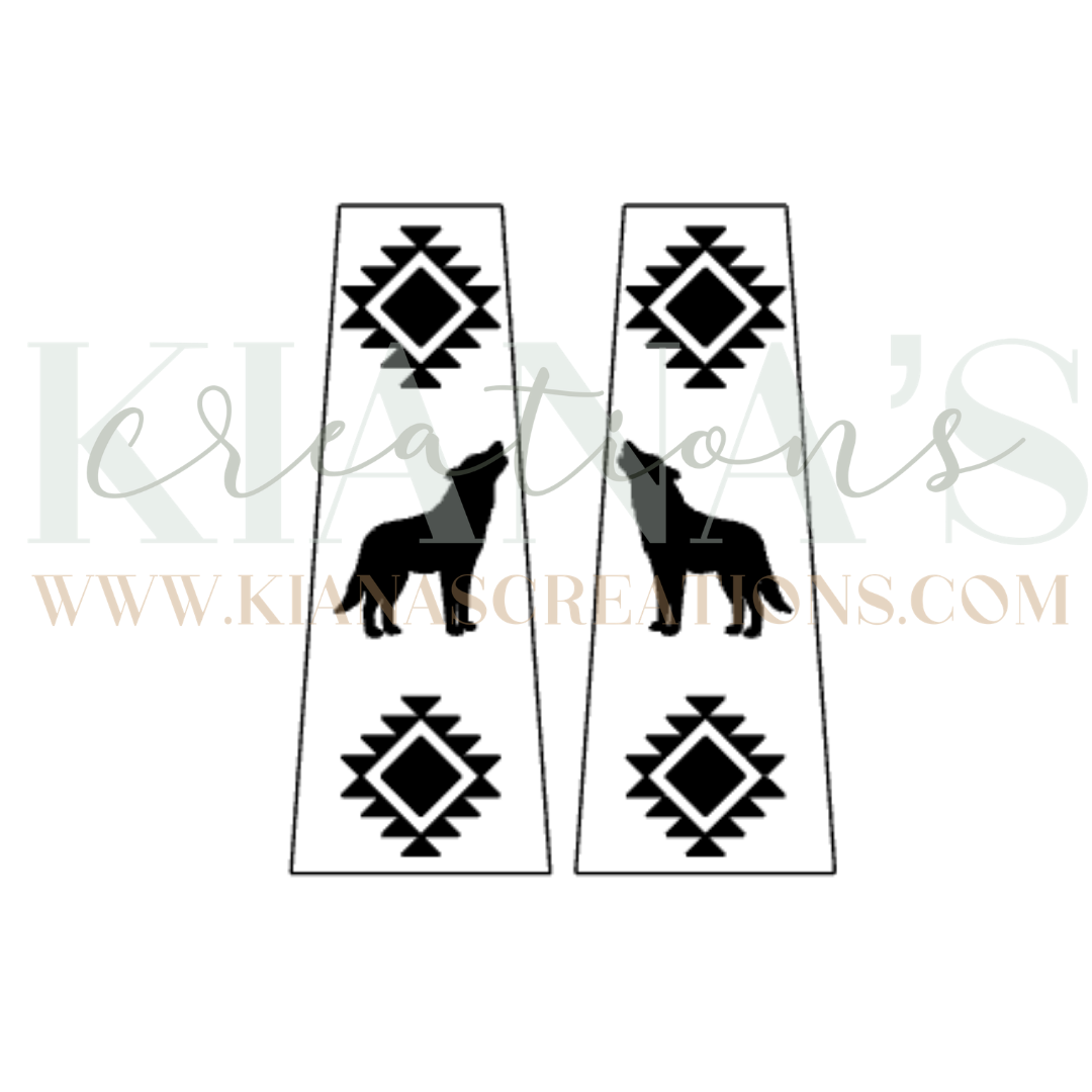 Wolf Cabochon - You choose the color!
