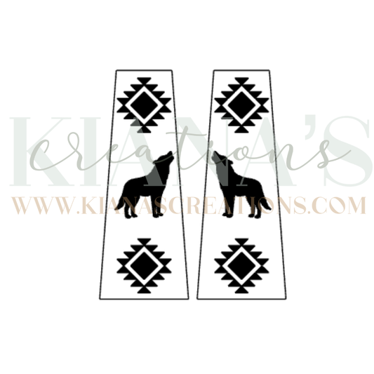 Wolf Cabochon - You choose the color!