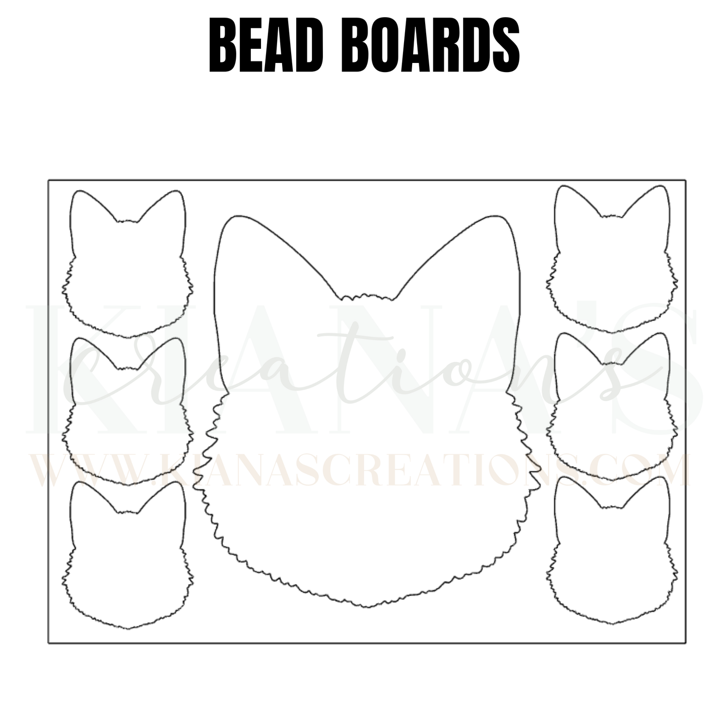 Fox Head Bead Board