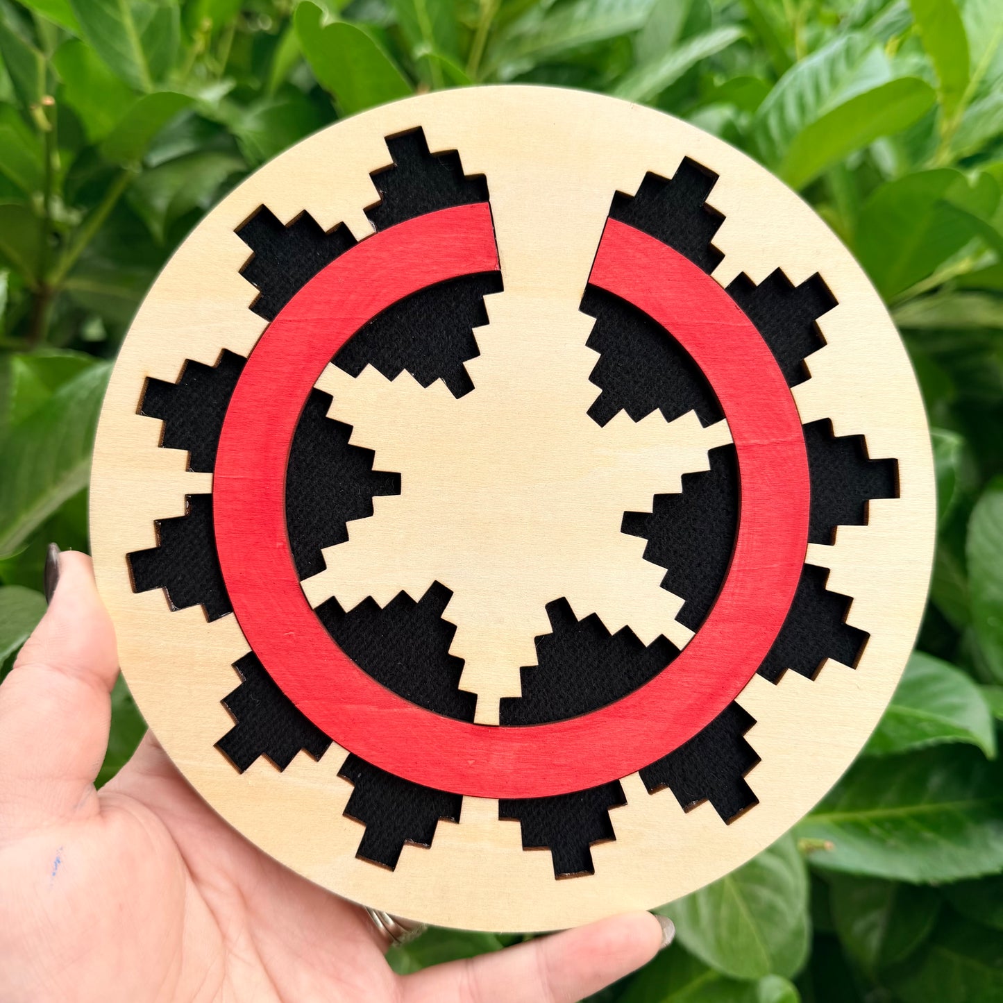 Basket Weave Wood Bead Board