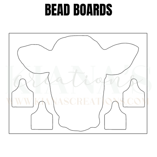 Cow Head Bead Board