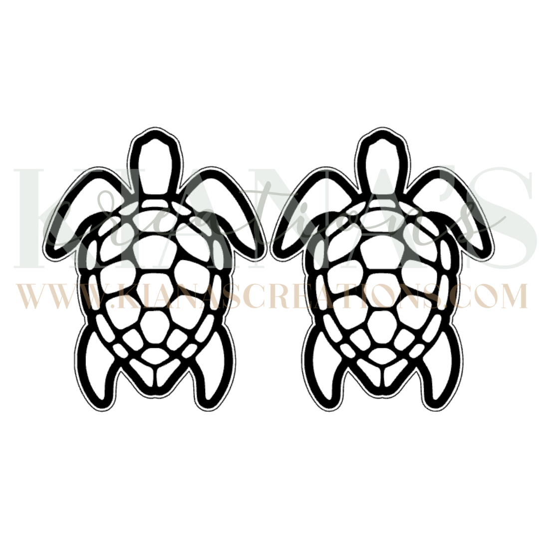 Turtle Acrylic Cabochon- Choose your color acrylic!