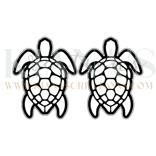 Turtle Acrylic Cabochon- Choose your color acrylic!