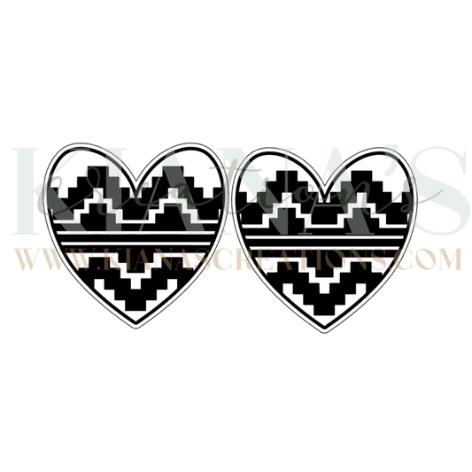 Basket Heart Cabochon - You choose the color!