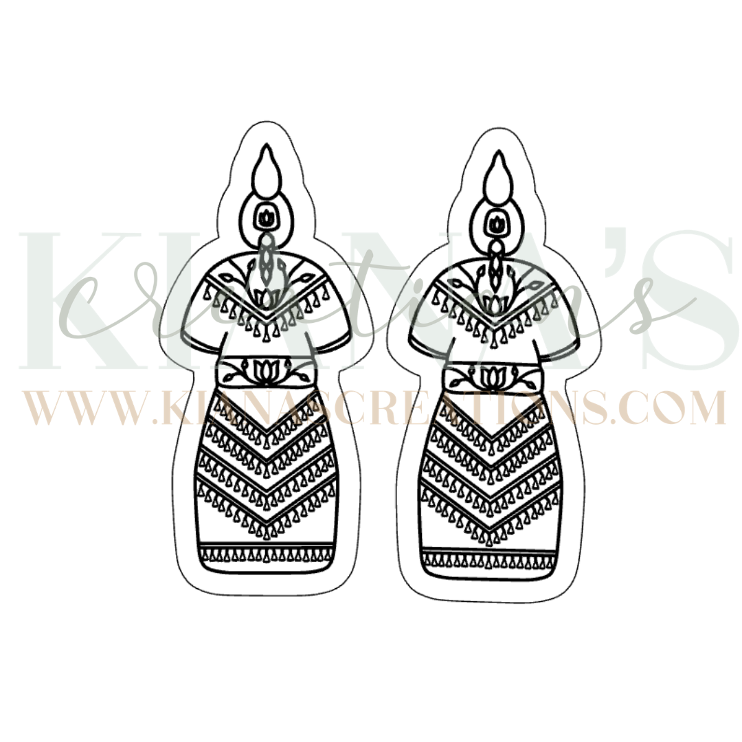 Jingle Dancer Cabochon - You choose the color!