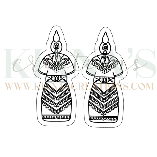 Jingle Dancer Cabochon - You choose the color!