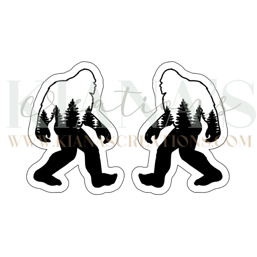 Big Foot Acrylic Cabochon- Choose your color acrylic!