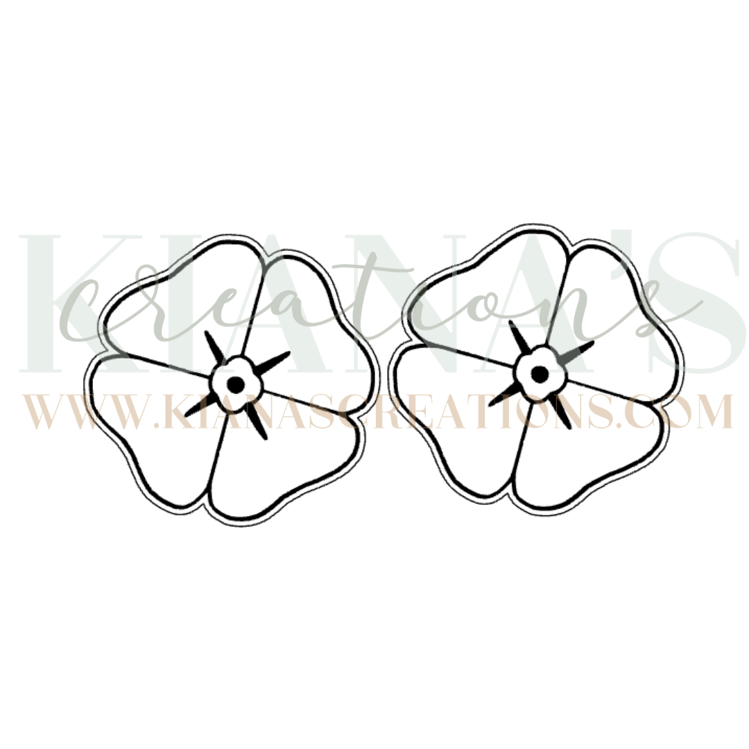 Floral Cabochon - You choose the color!