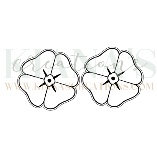 Floral Cabochon - You choose the color!