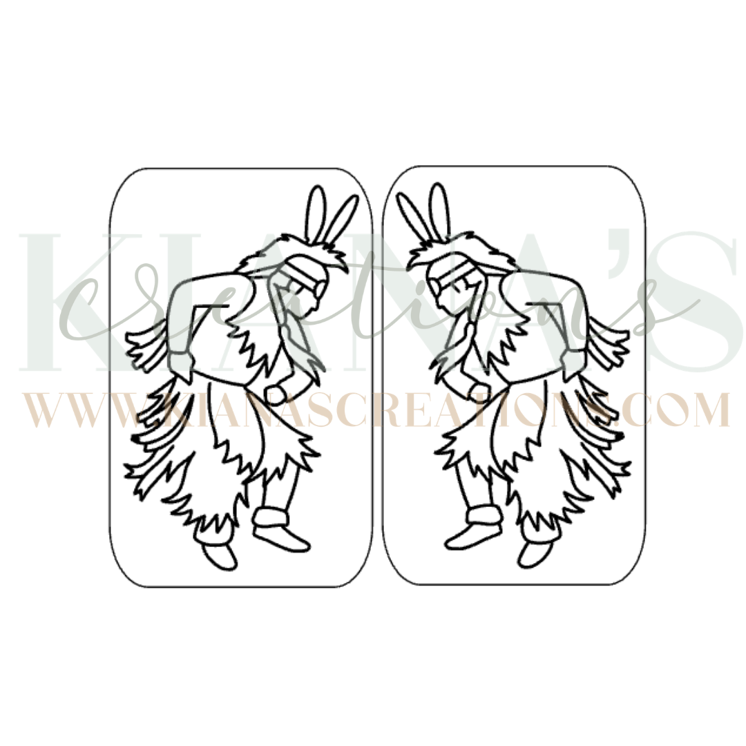 Men Dancer Cabochon - You choose the color!