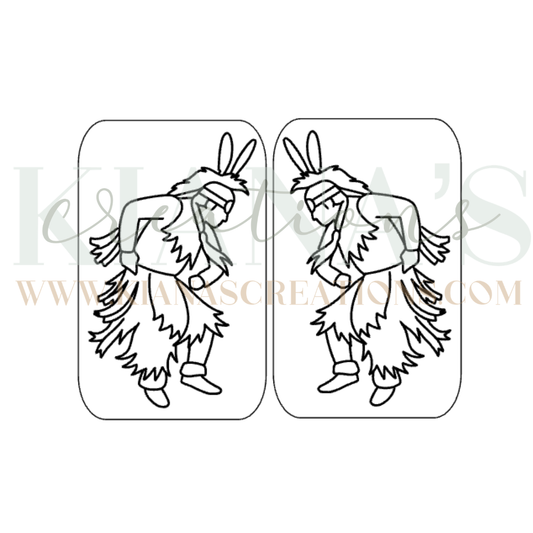 Men Dancer Cabochon - You choose the color!