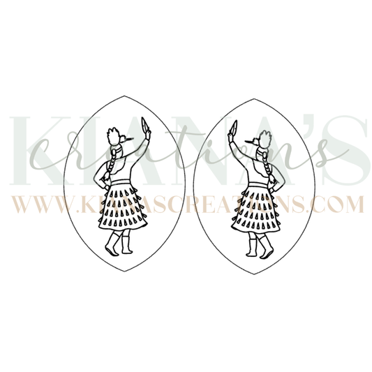 Jingle Dancer Cabochon - You choose the color!