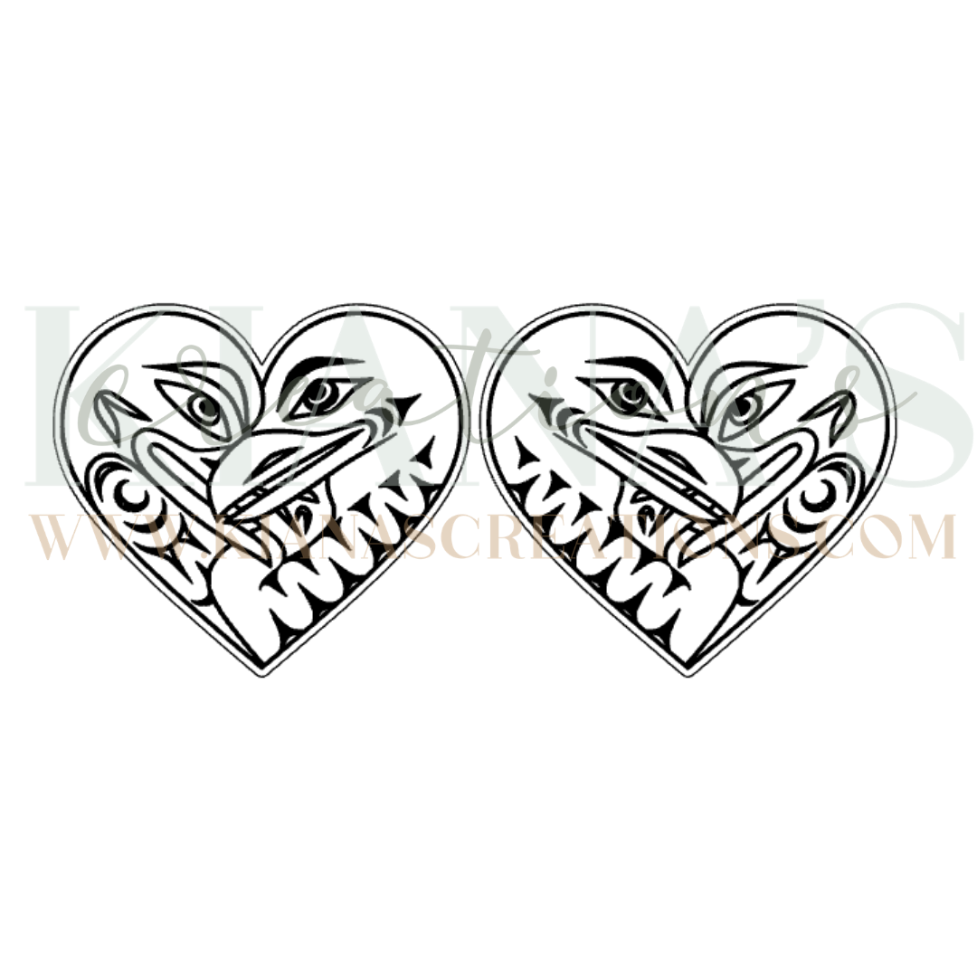 Eagle Love Birds Cabochon - You choose the color!