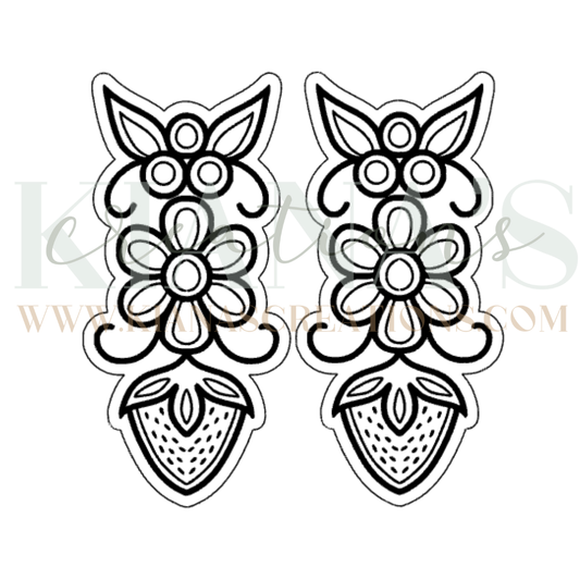 Strawberry Wood Cabochon