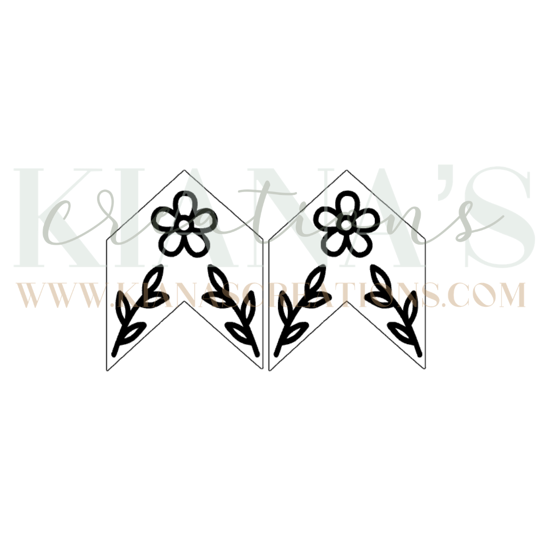 Floral Cabochon - You choose the color!
