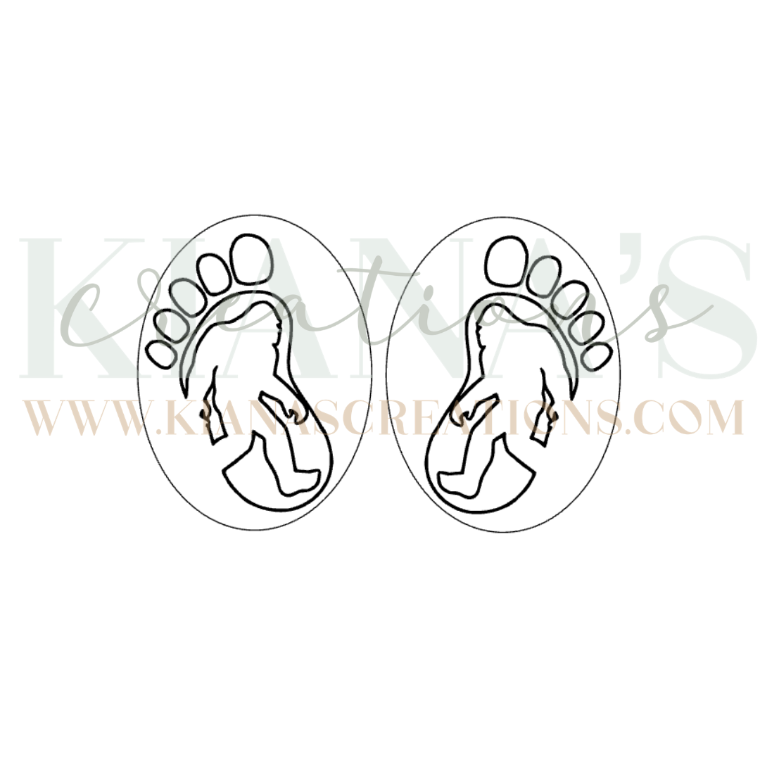 Big Foot Cabochon - You choose the color!