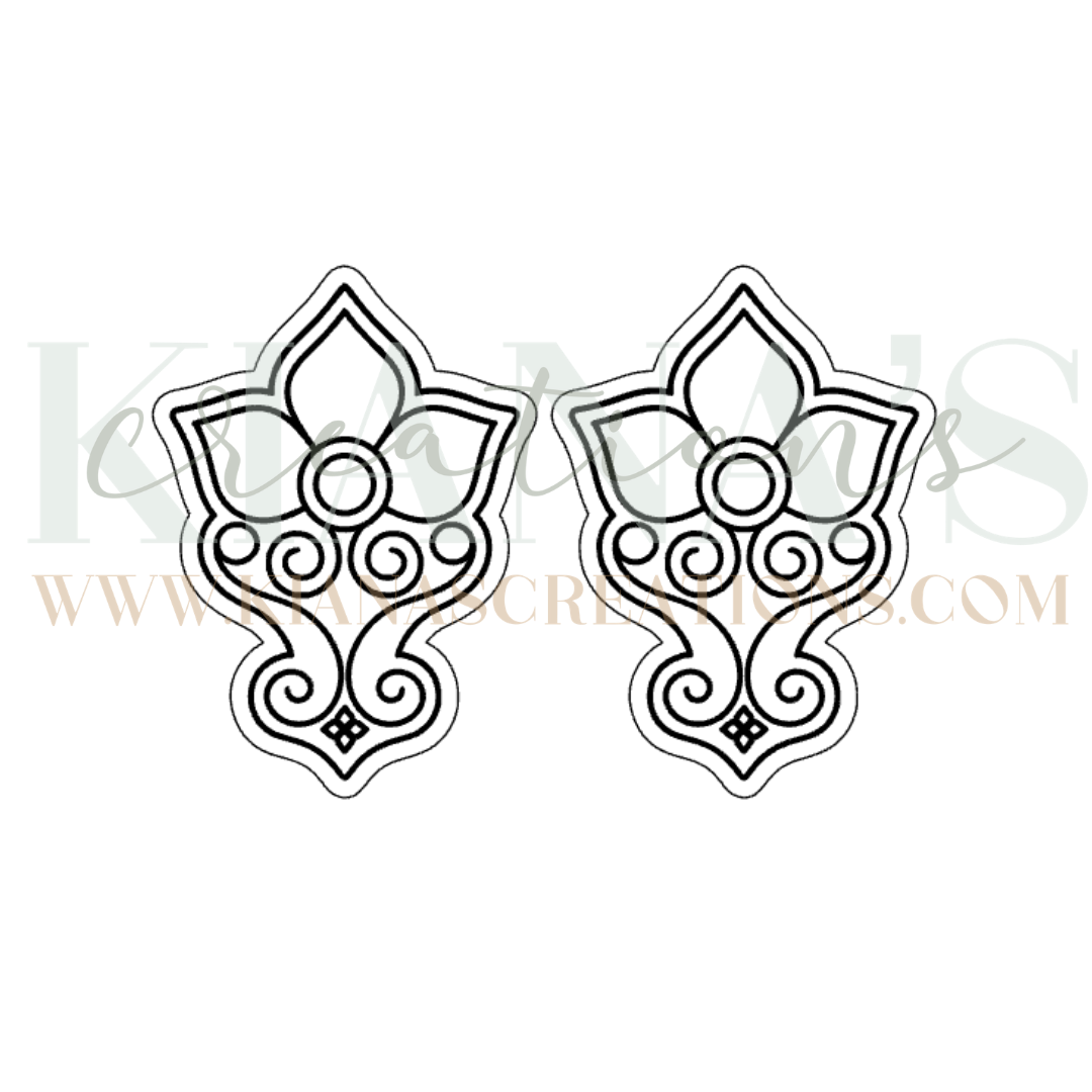 Floral Cabochon - You choose the color!