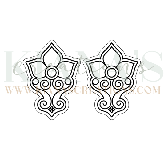 Floral Cabochon - You choose the color!