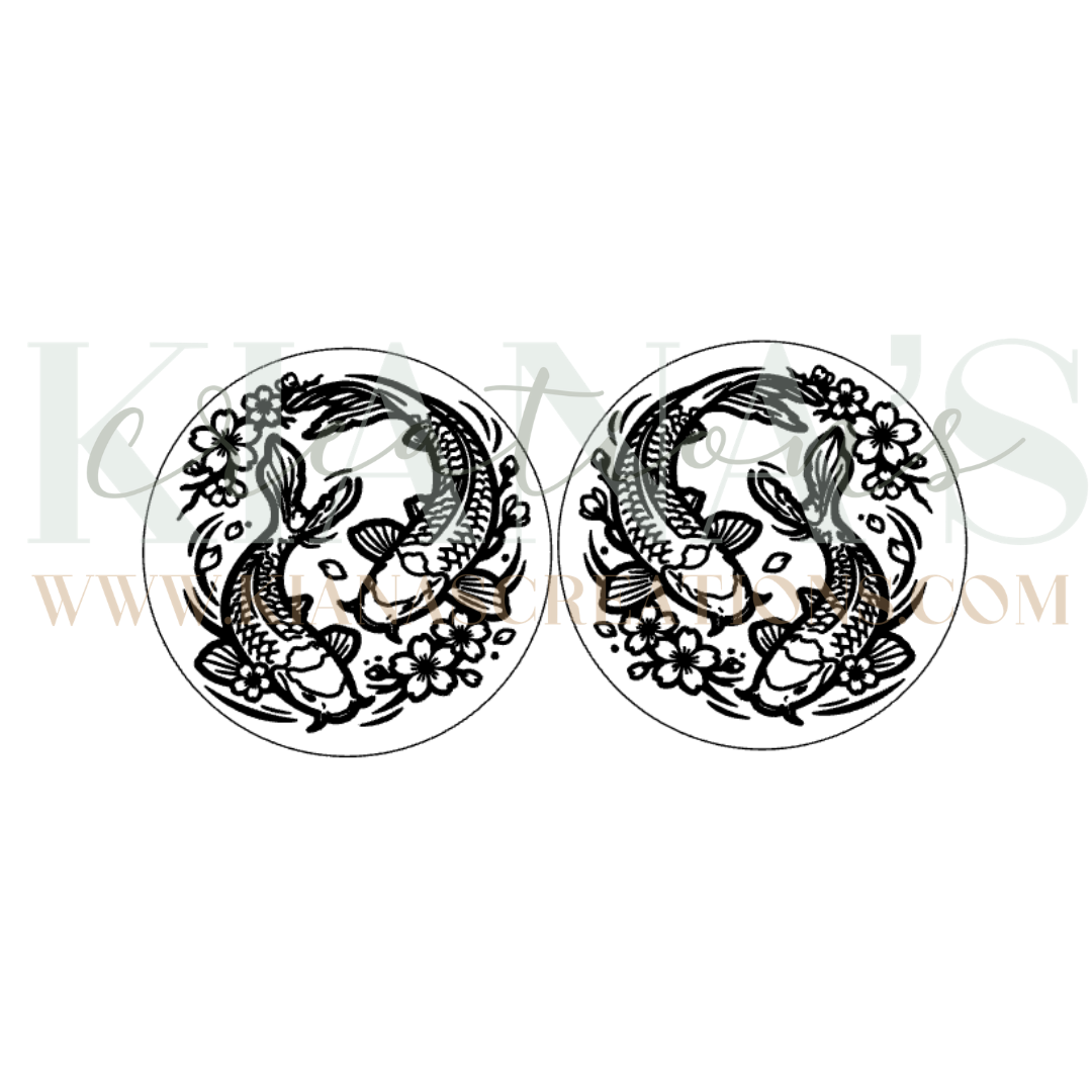 Koi Fish Cabochon - You choose the color!