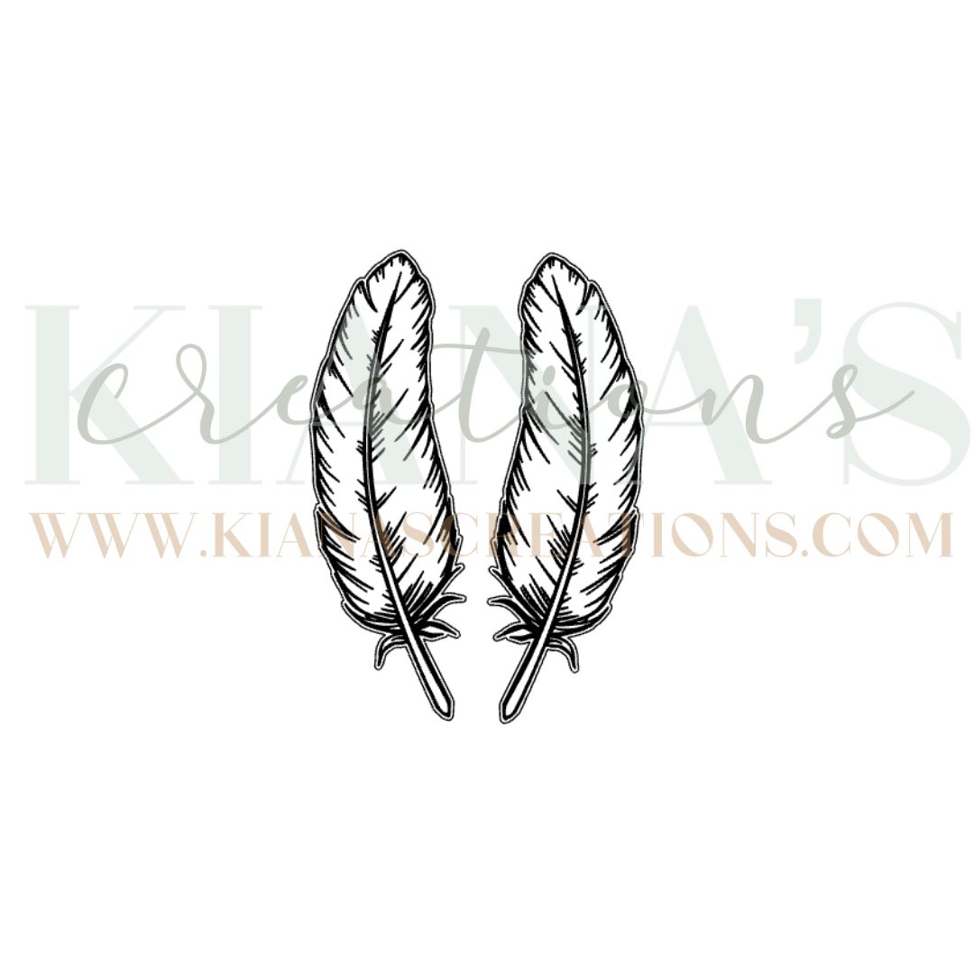 Feather Cabochon - You choose the color!