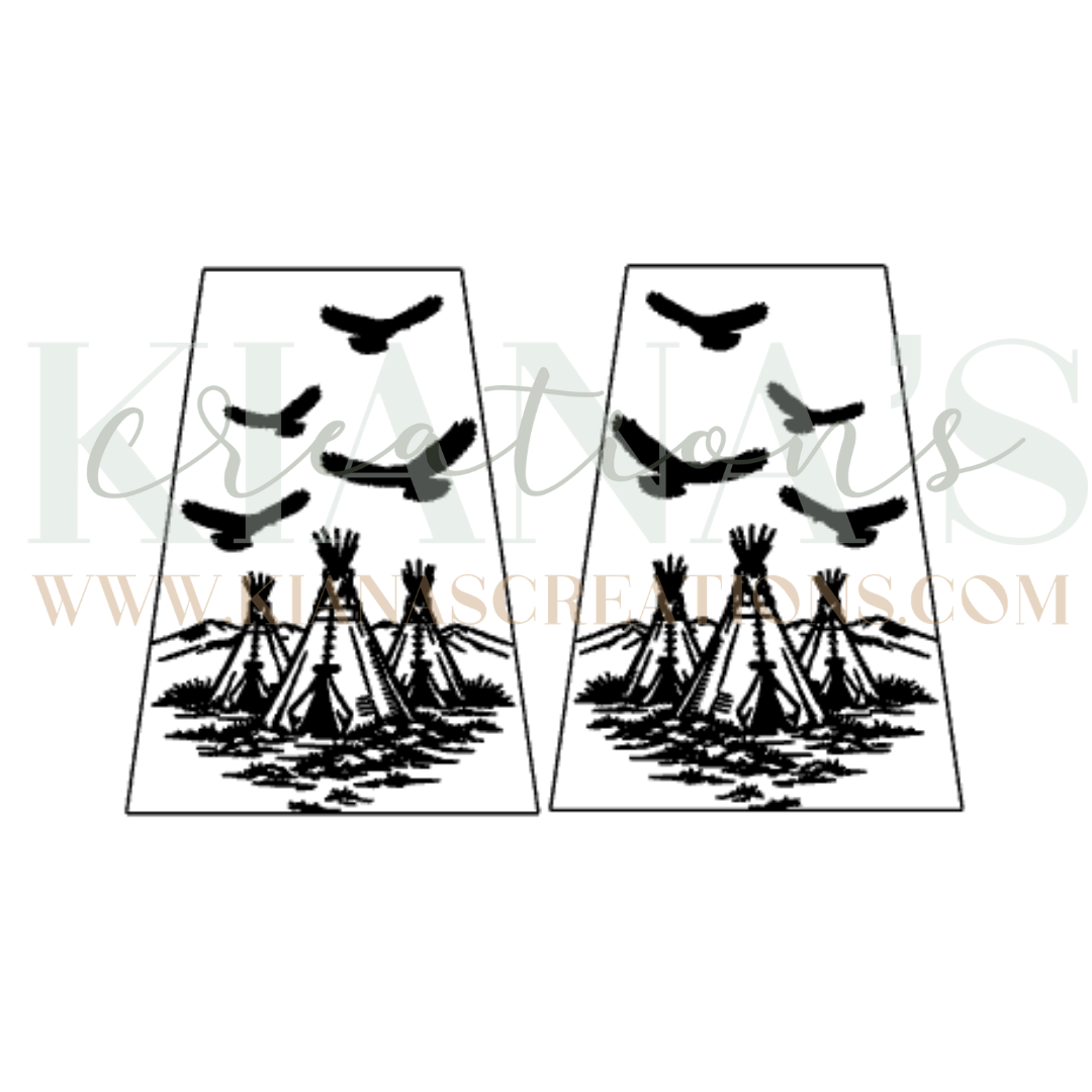 Teepee Cabochon - You choose the color!